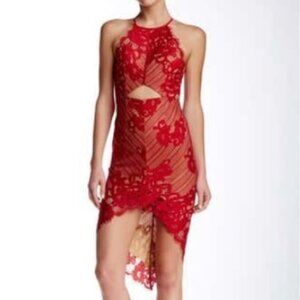 L'Atiste – Key Hole and Lace layered Dress